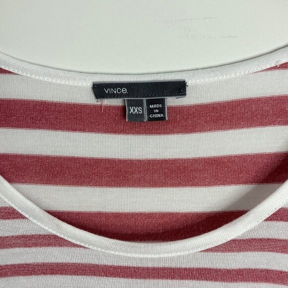 💗 Vince Lightweight Semi-sheer Striped Designer Sweater SIZE XXS - Picture 3 of 5